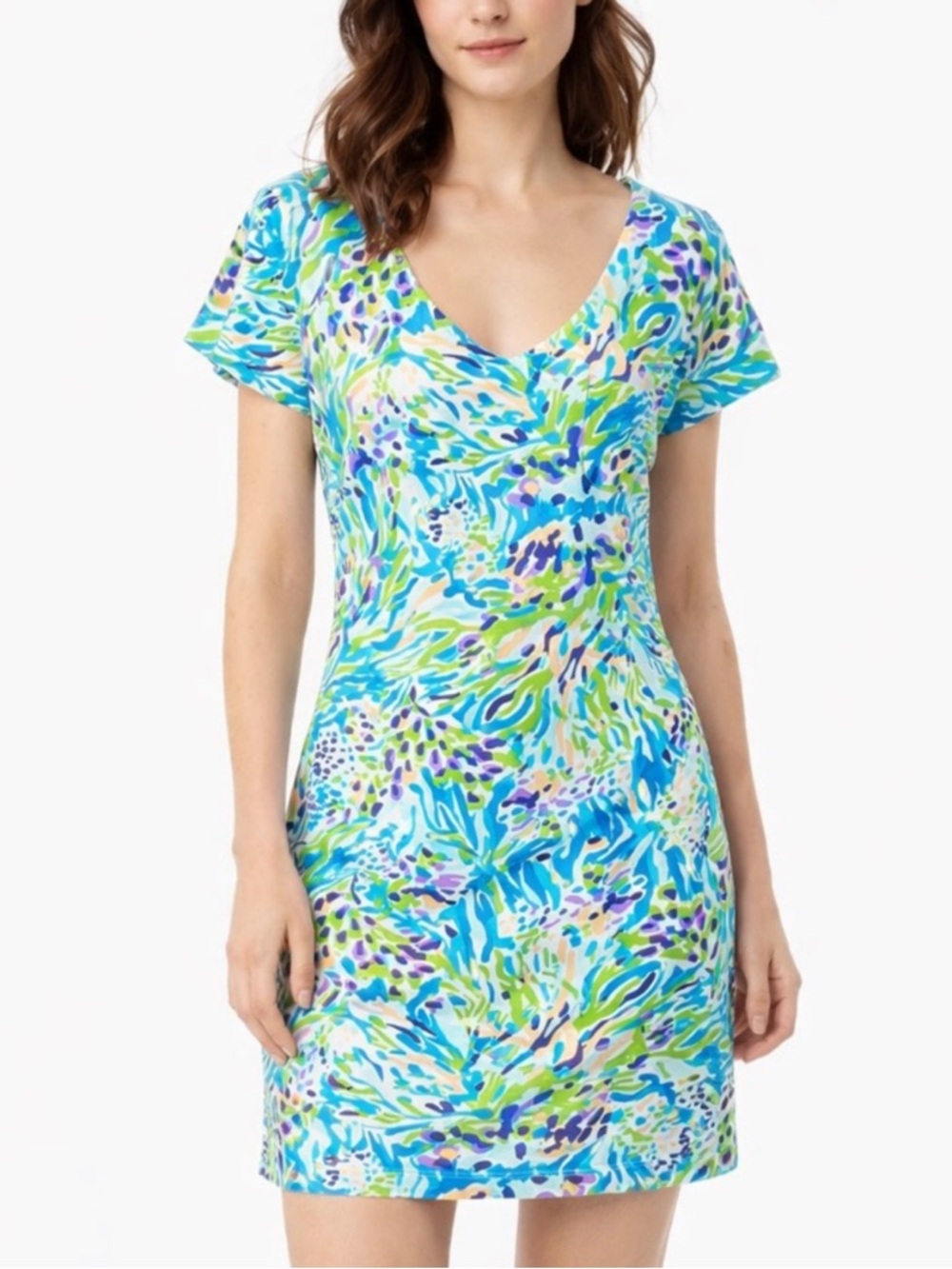Lilly Pulitzer Daniella dress in Sea Soirée print Size Small